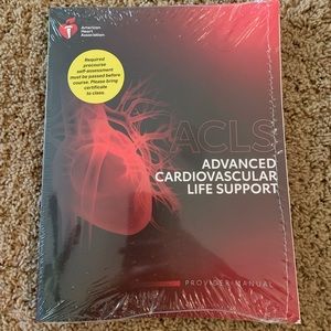 Brand new unopened ACLS (Advanced Cardiovascular Life Support) book 2020edition